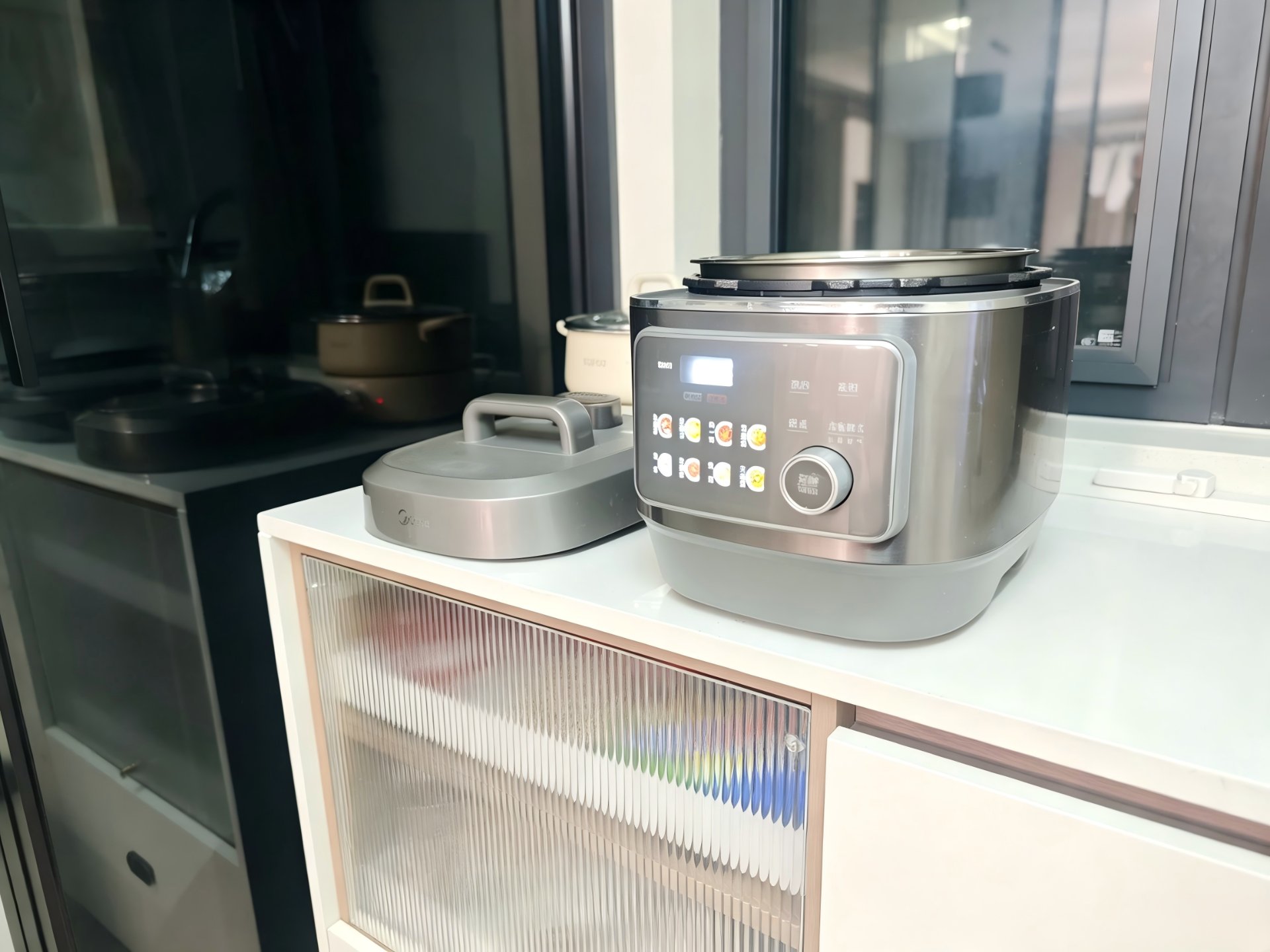 美的MY-C6650F电压力锅实拍：上盖可拆水洗